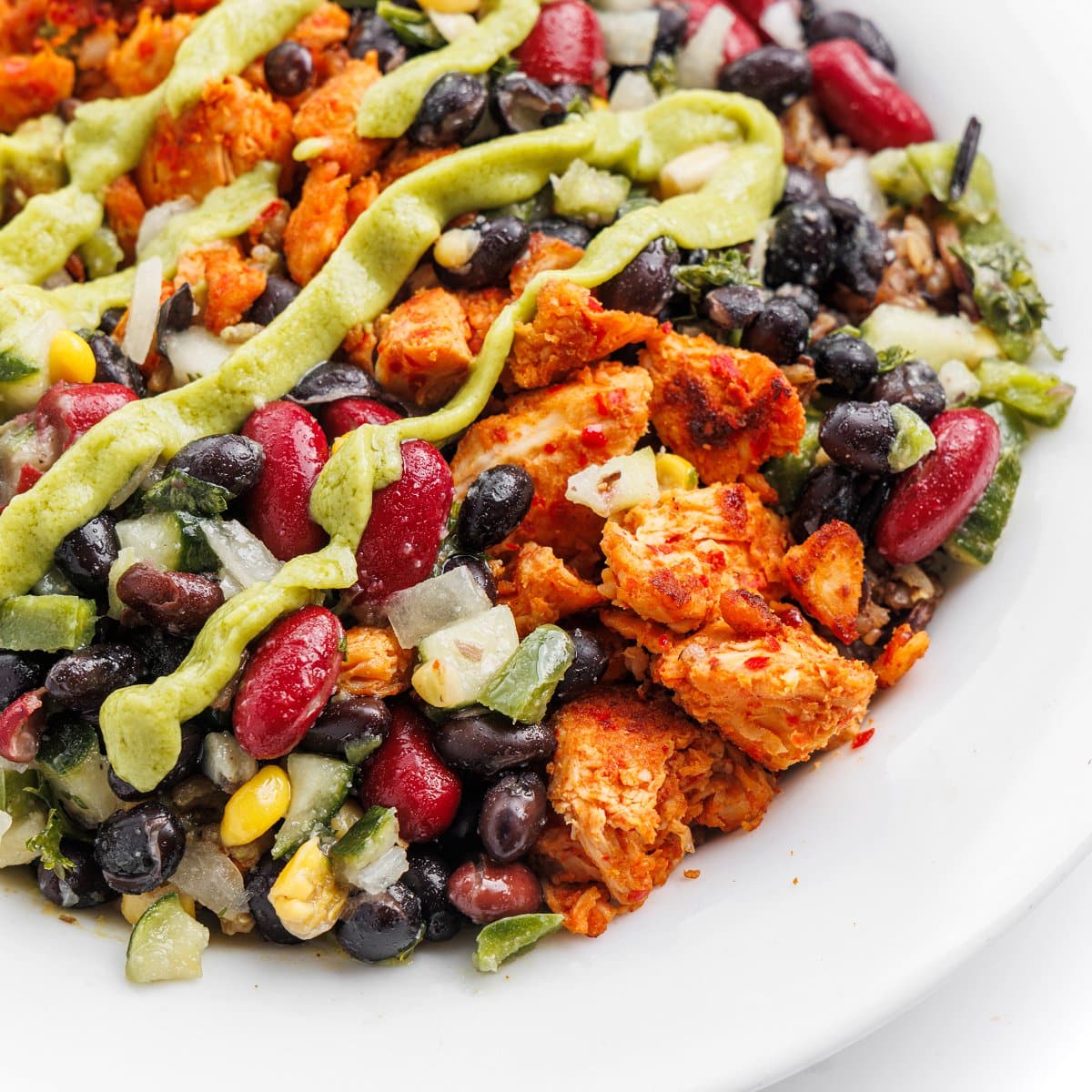 Protein-Packed Chicken Avocado Rice Bowl